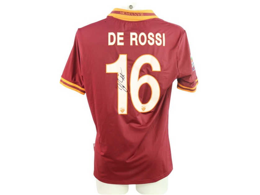 De Rossi's Roma Signed Issued Shirt, 2013/14