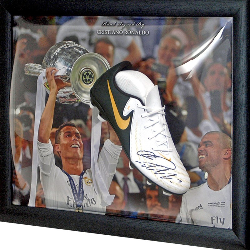 Cristiano Ronaldo Signed Nike Boot Presentation