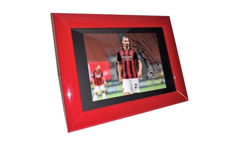 Fotografia autografata da Zlatan Ibrahimovic