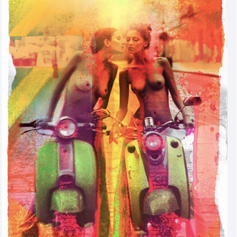 "Vespa Whisper" NFT and Print by Thomas Hussung
