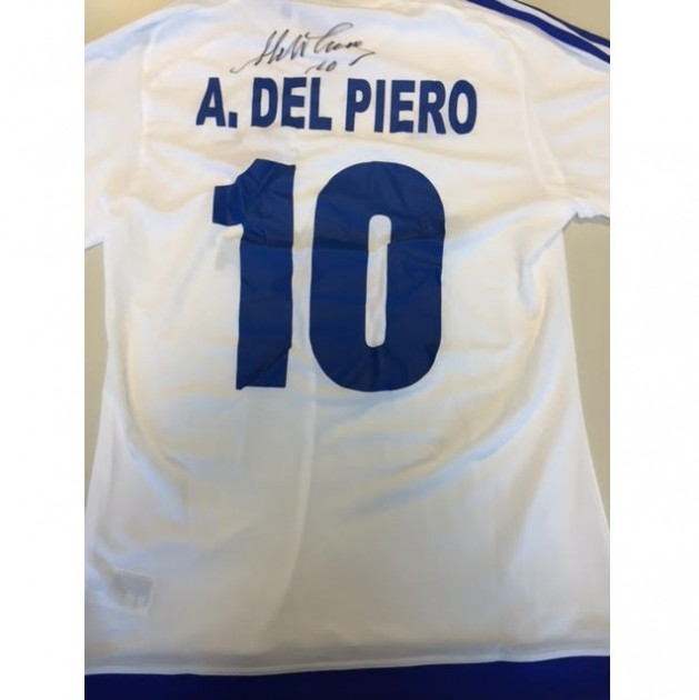Del Piero match issued/worn shirt, Charity Match 02/06/15 - signed