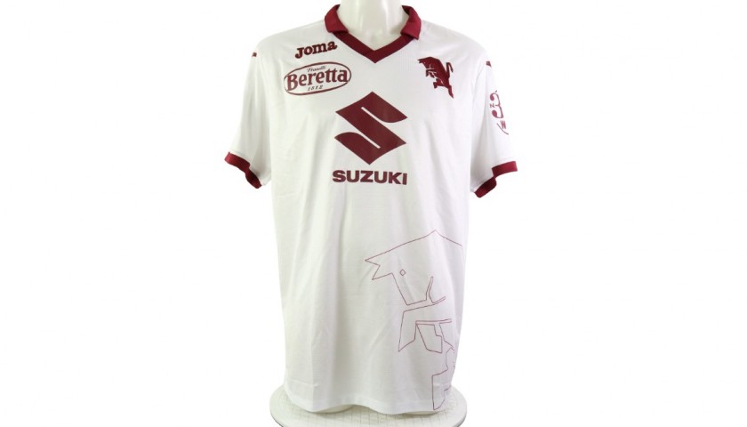 Maglia gara Buongiorno Torino, 2022/23 - Autografata dalla rosa + Fascia  gara autografata dalla rosa - CharityStars