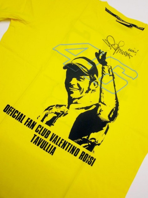 Official Valentino Rossi FanClub shirt signed