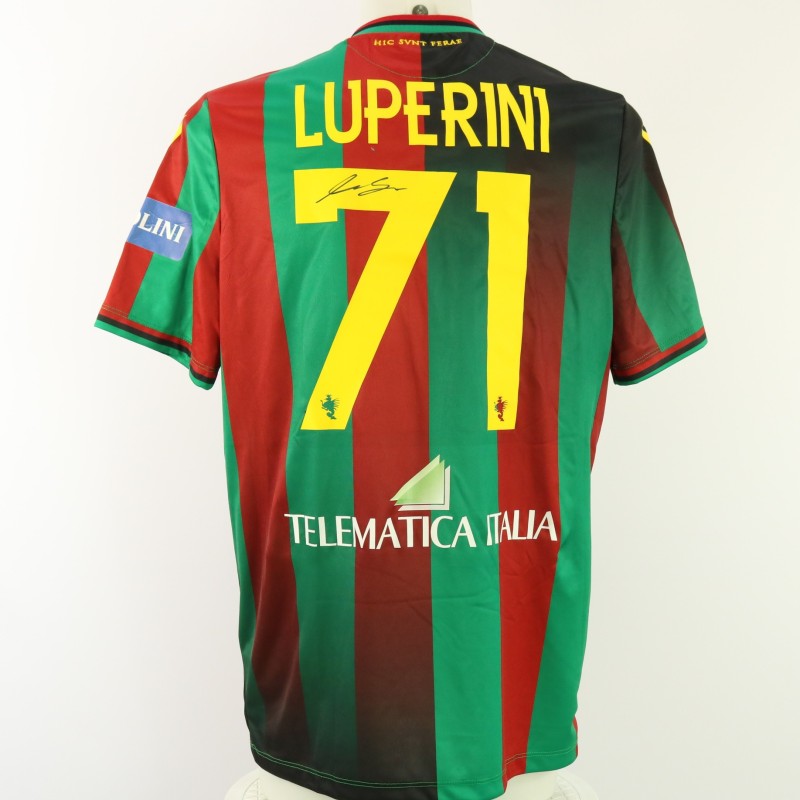 Luperini's Match Worn Signed Shirt, Ternana vs Cosenza 2024 