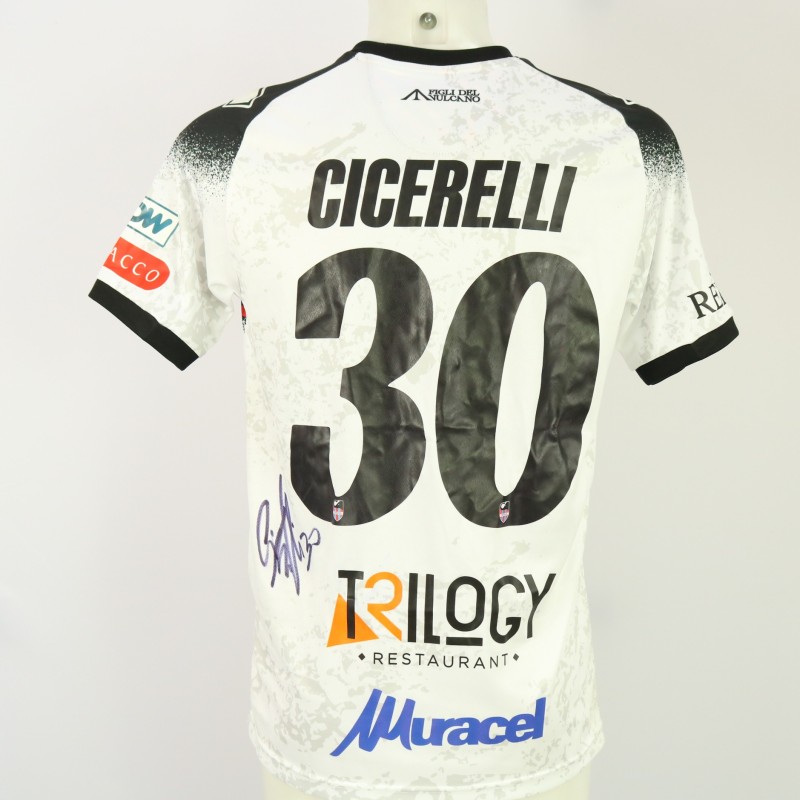 Cicerelli's Unwashed Signed Shirt, Sorrento vs Catania 2024