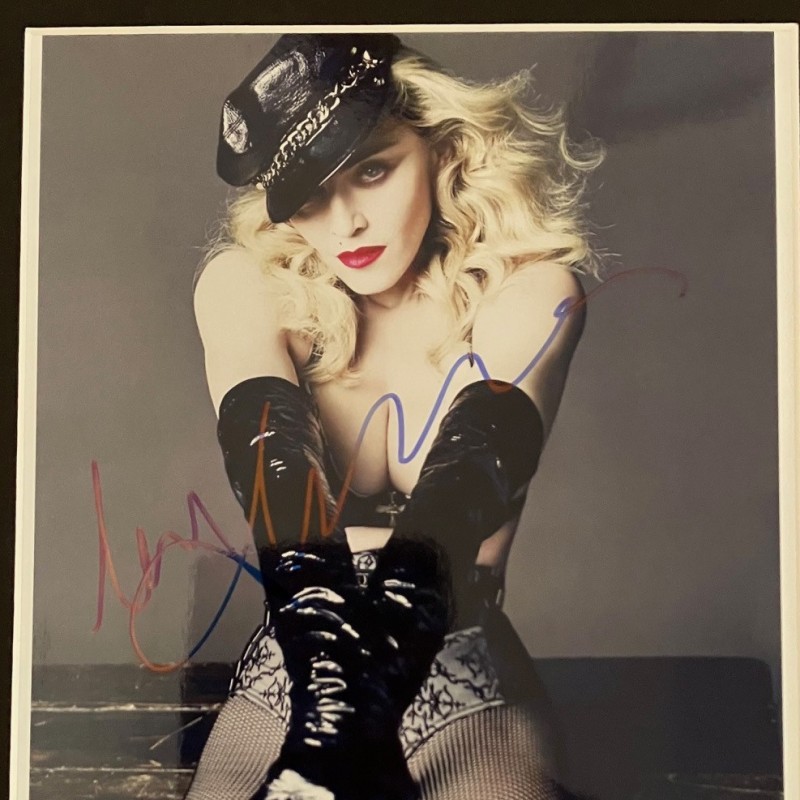 Madonna Signed Framed Photo Display 