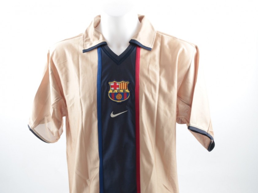 Saviola Barcelona issued/worn shirt, Champions League 2002/2003