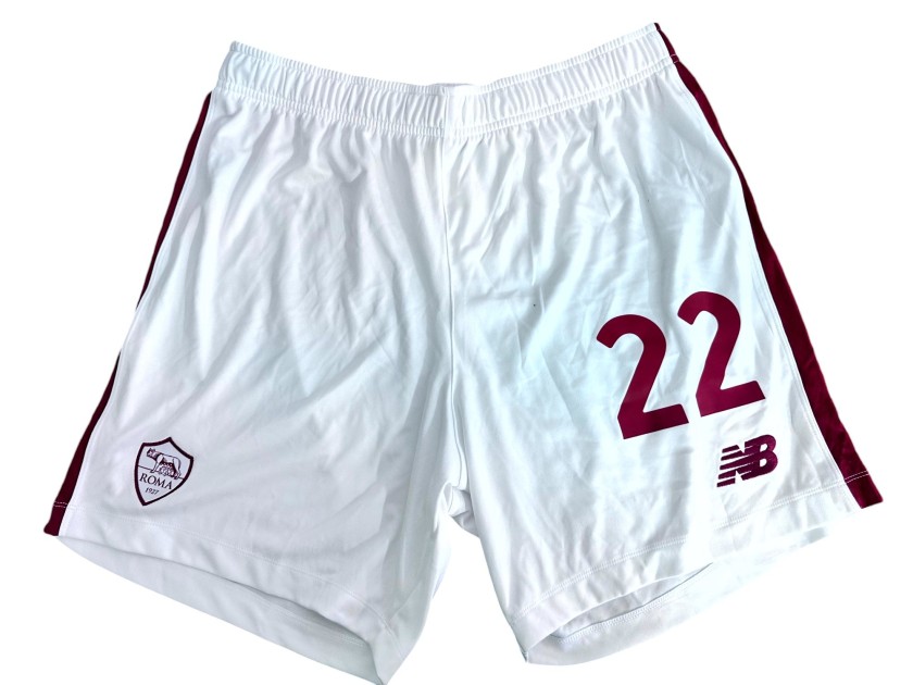 Zaniolo's Roma Unwashed Shorts, 2022/23