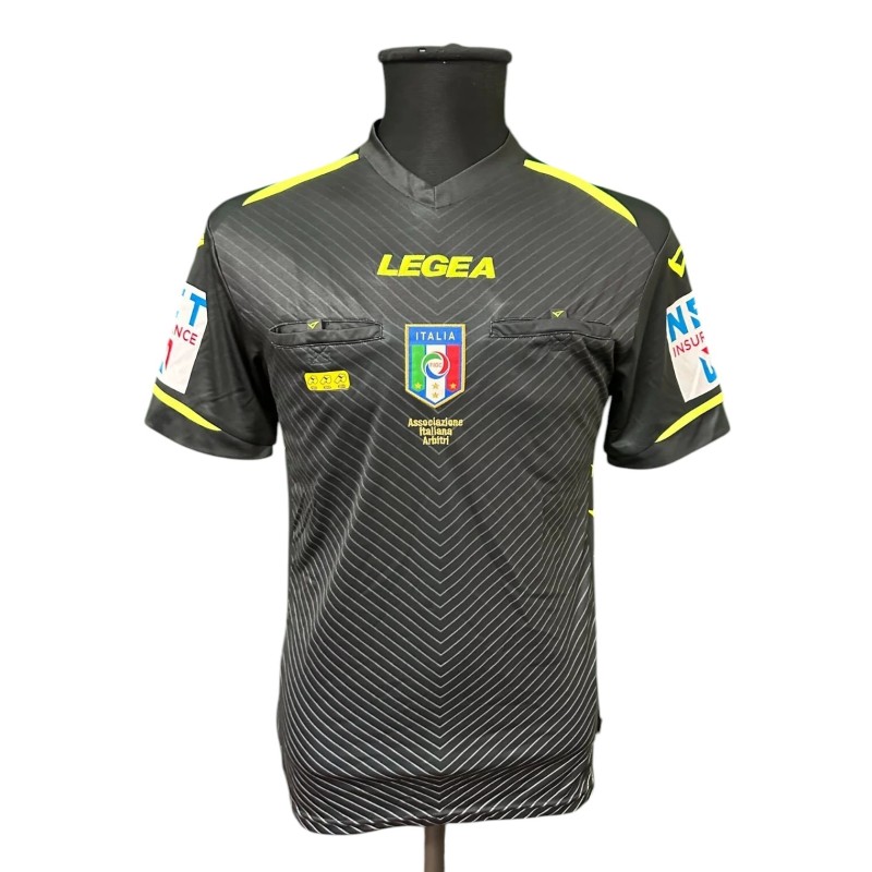 Calvarese's Italy Signed Referee Shirt, 2014/15