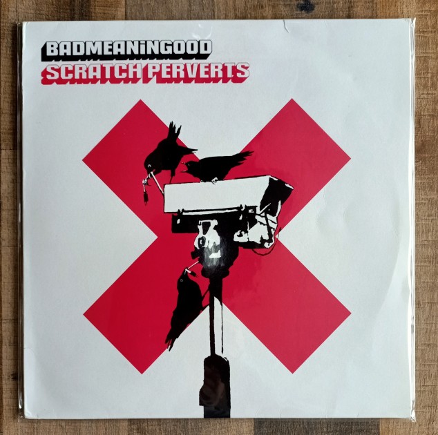 Badmeaningood Scratch Perverts Vol. 4 2003 2 LP Set di Banksy