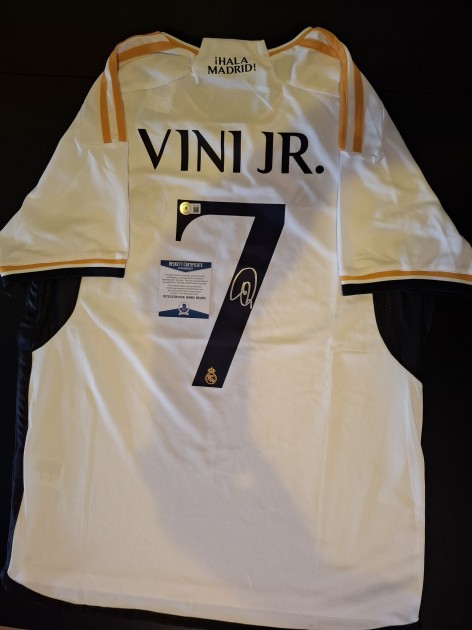 Vinicus Jr. Real Madrid 2023/24 Signed Home Shirt