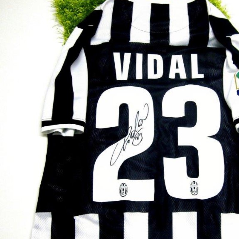 Maglia Juventus di Arturo Vidal, Serie A 2013/2014 - firmata