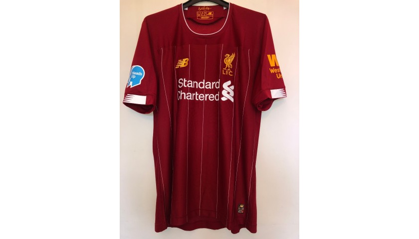 Firmino's Match Shirt, Norwich-Liverpool 2020 - Special Heads Up