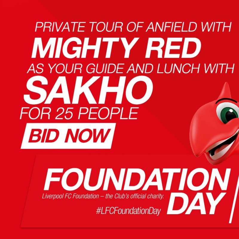 A Mighty Red Tour of Anfield with special guest Mamadou Sakho