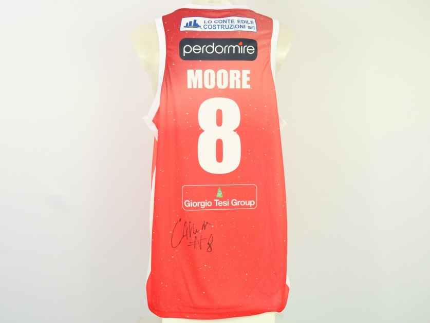 Completo Moore unwashed Generazione Vincente Napoli Basket vs Estra Pistoia 2024 - Autografato