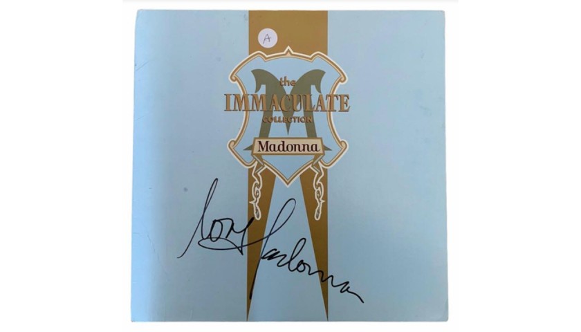 Madonna Signed The Immaculate Collection Vinyl LP