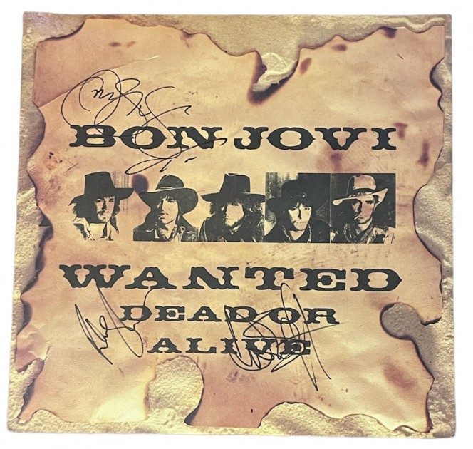 Bon Jovi Signed Vinyl LP