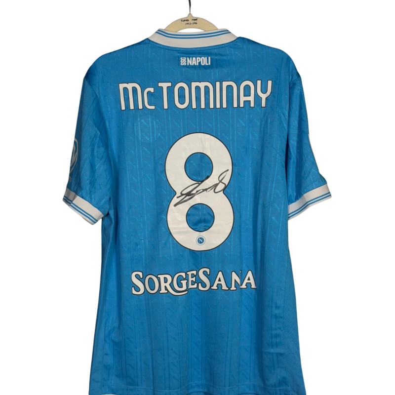 McTominay's Napoli Signed Match-Issued Shirt, 2025/26