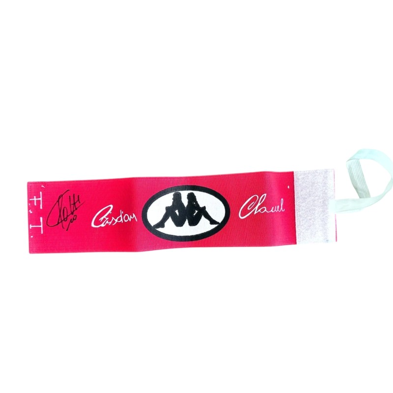 Totti's Signed Match-Worn Captain's Armband