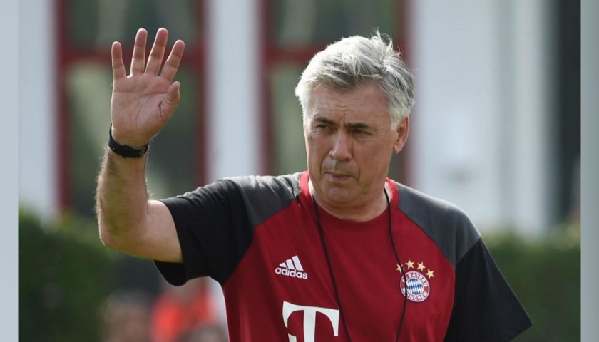 Bayern Munich Training Vest, 2014/15 - Signed by Ancelotti