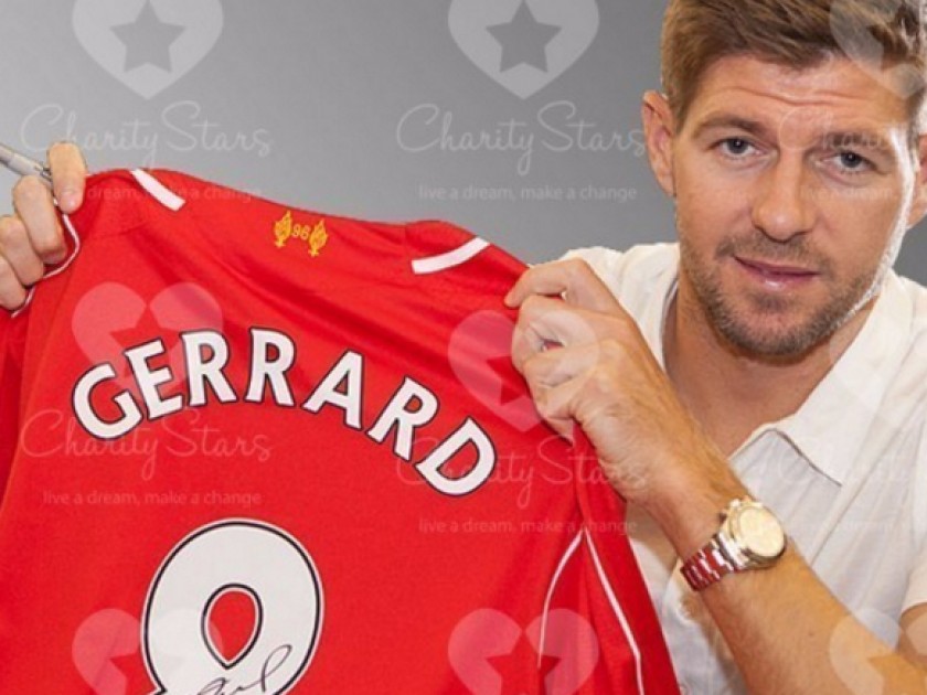 Liverpool Gerrard Signed Shirt