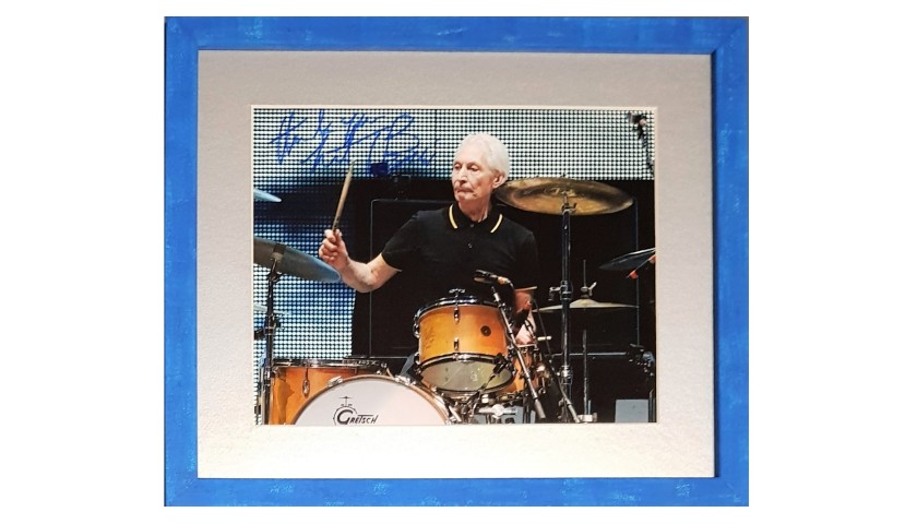 Photograph Signed by Charlie Watts