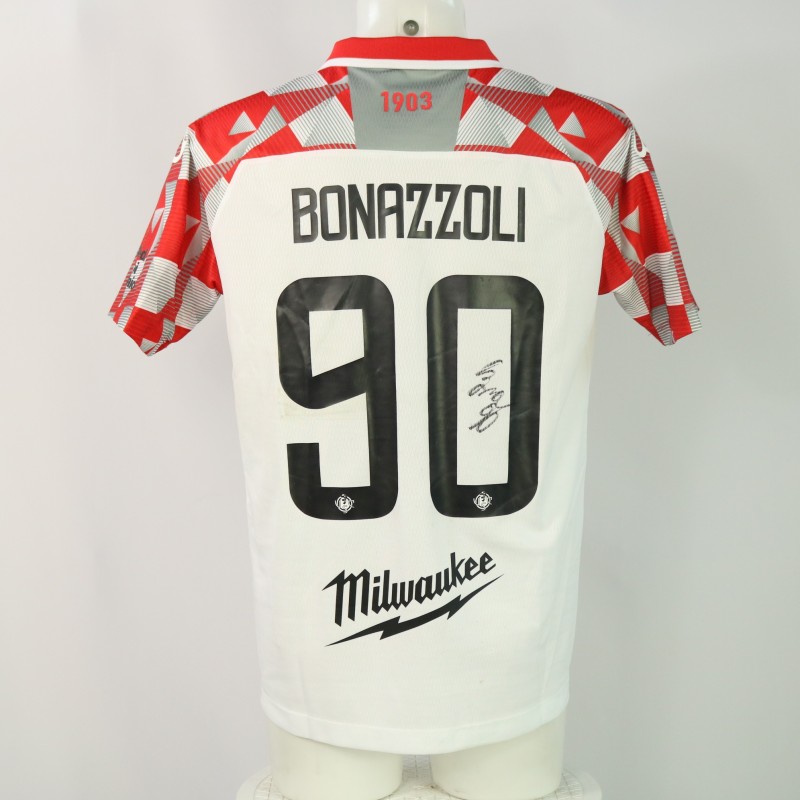 Bonazzoli's Signed Unwashed Shirt, Modena vs Cremonese 2024