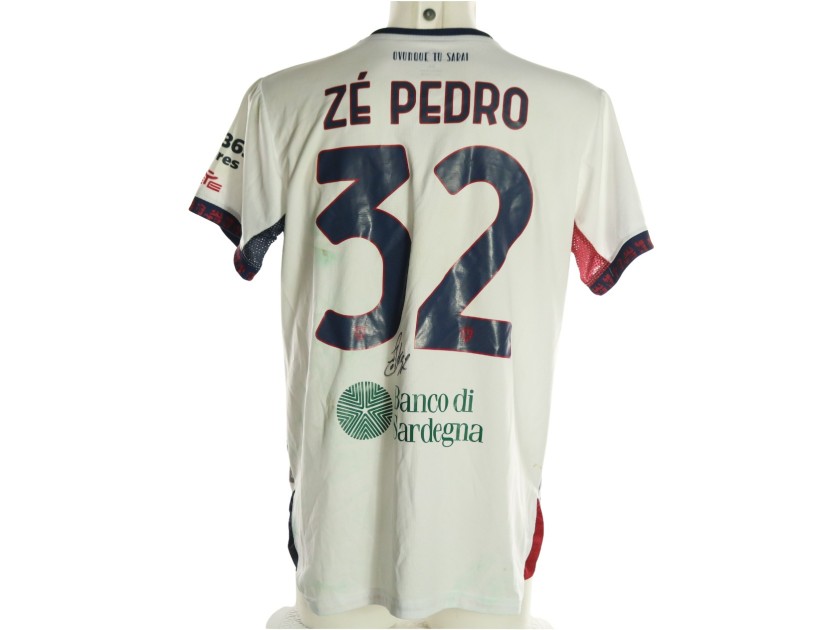 Zé Pedro's Signed Unwashed Shirt, Inter vs Cagliari 2026