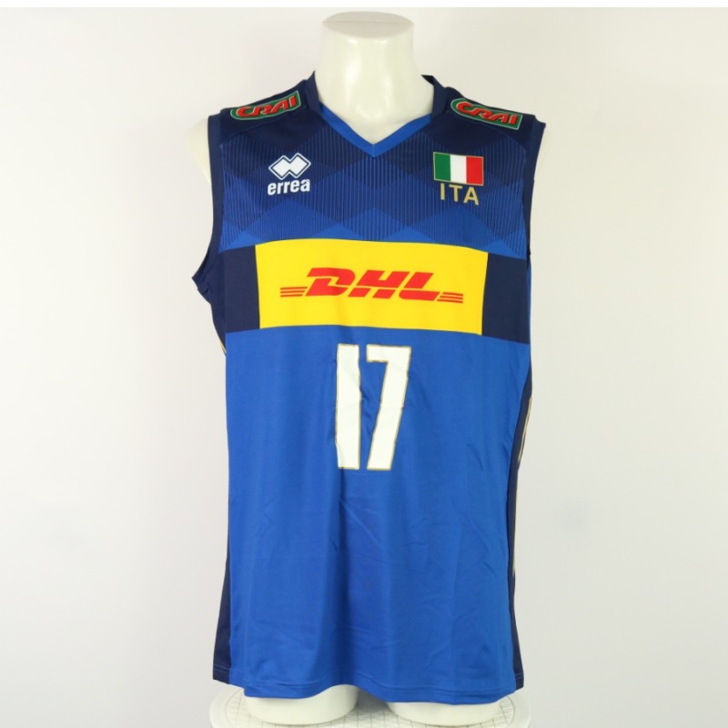 Men's national team jersey - athlete Anzani - of the 2022 Volleyball World Cup worn