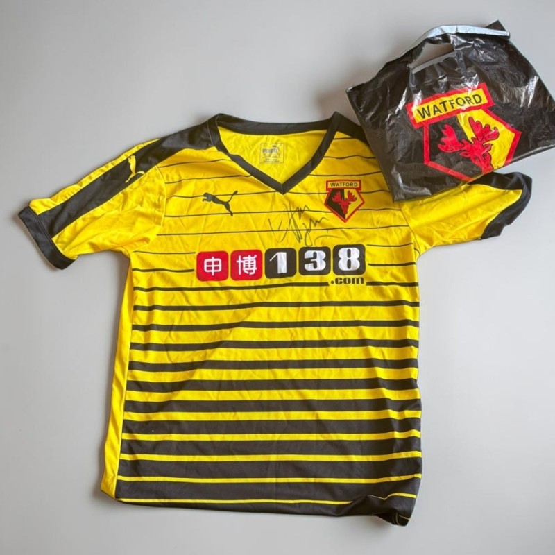 Elton John Signed 2016 Watford FC Shirt 