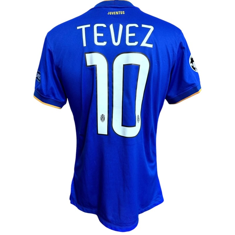 Tevez's Match-Issued Shirt, Real Madrid vs Juventus 2015