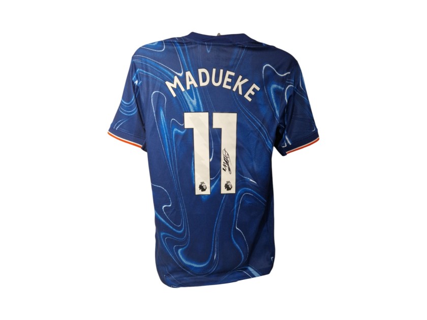 Maglia replica firmata Noni Madueke Chelsea 2024/25