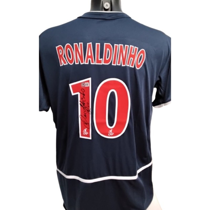 Ronaldinho Paris Saint-Germain Replica Signed Shirt, 2002/03