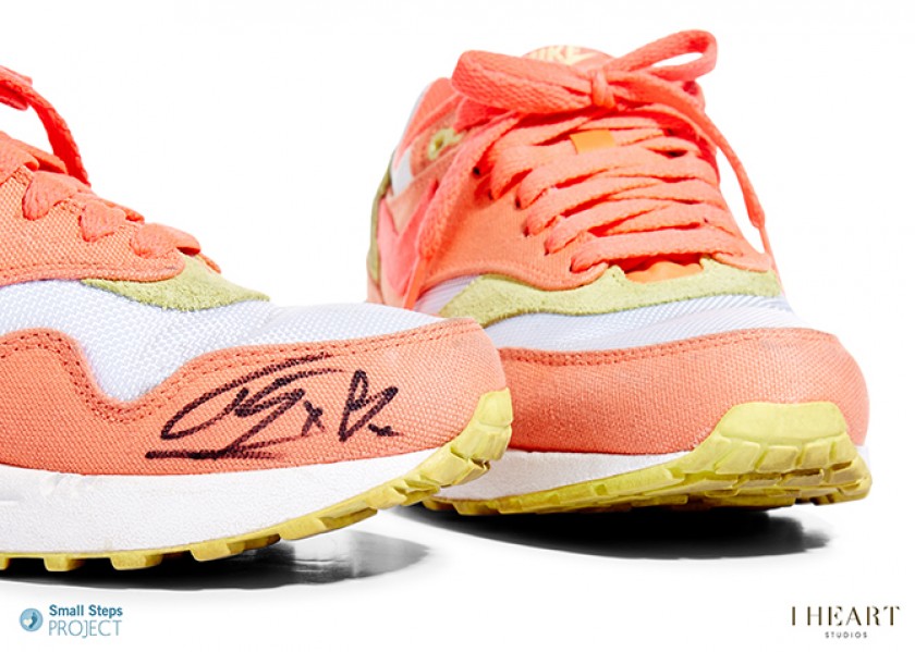 Jess Glynne's Autographed Nike Air Max Trainers from her Personal Collection