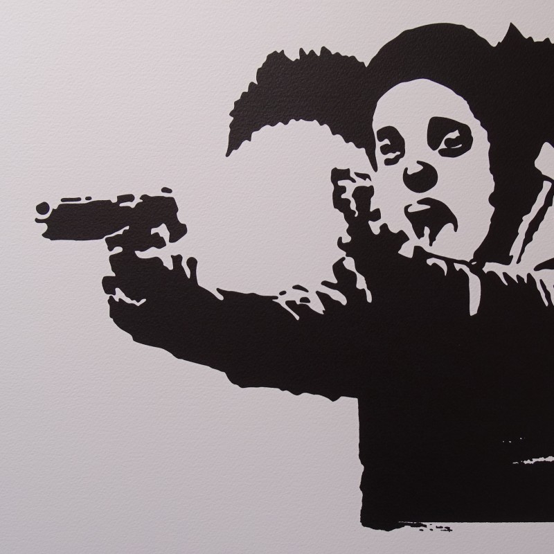 Banksy "Clown with Guns" Stowe Edition