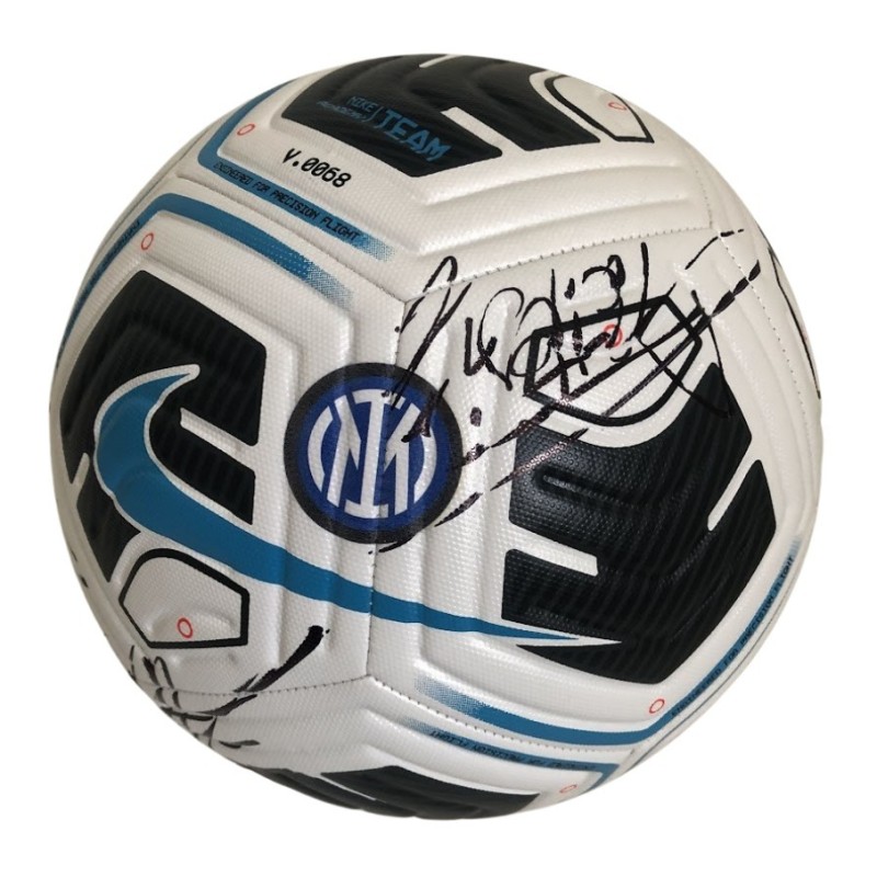 Pallone ufficiale Inter Nike Academy, 2023/24 - Autografato dalla rosa