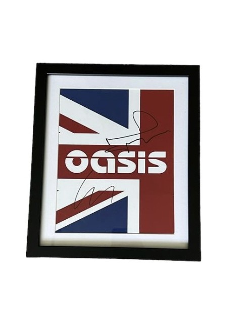 Oasis Signed and Framed Photograph