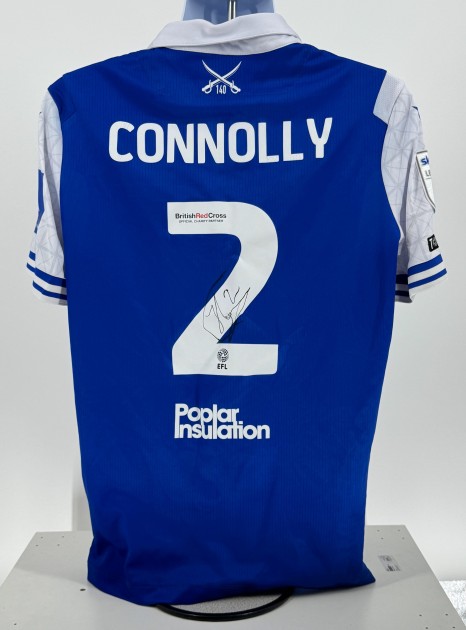 James Connolly's Bristol Rovers EFL Sky Bet League One Signed Match Worn Shirt, vs Cambridge