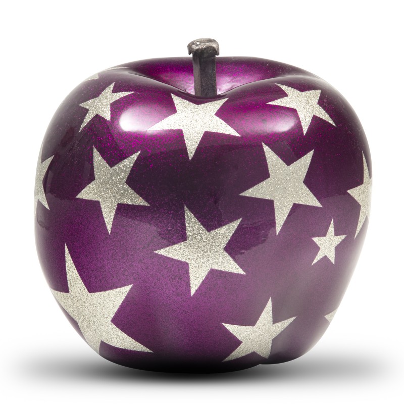 "Purple Stars Apple" by Milena Bini