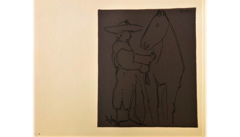 "Picador e cavallo" - Pablo Picasso Print