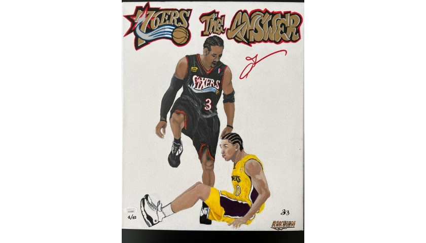 allen iverson limited edition jersey