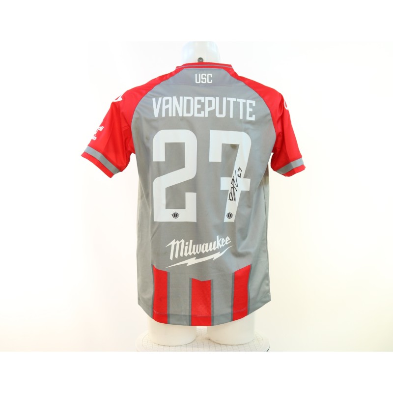 Maglia Vandeputte Unwashed, Cesena vs Cremonese 2024 - Autografata