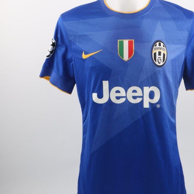 Lichtsteiner issued/worn Juventus shirt, C.League 2014/2015