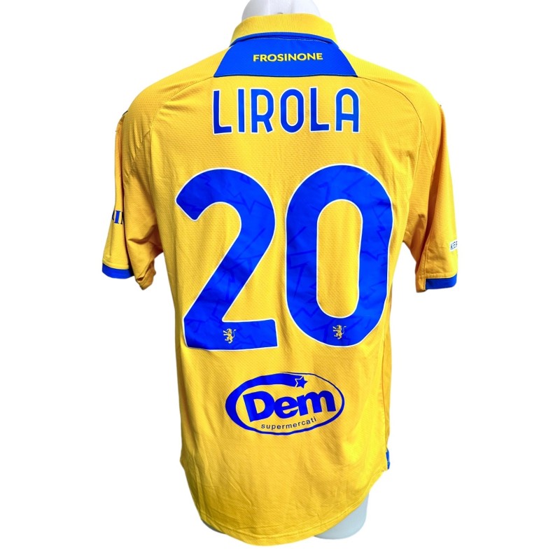 Maglia Lirola indossata Frosinone vs Lazio 2024 "Keep Racism Out"