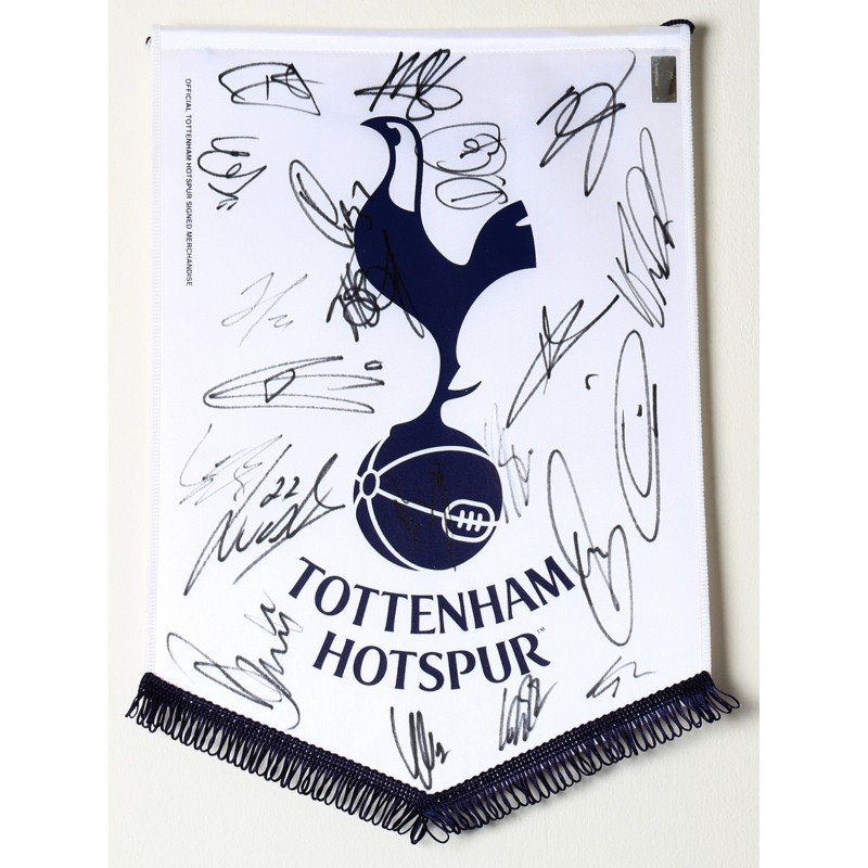 Gagliardetto Ufficiale del Tottenham Hotspur FC  - Autografato dalla Squadra 2017