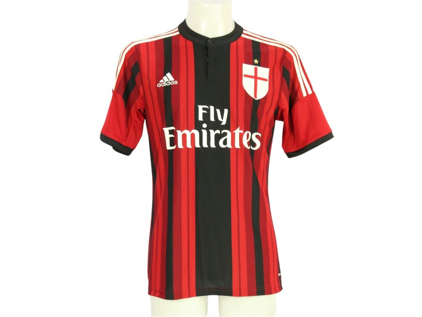 Alex Official AC Milan Signed Shirt, 2014/15 