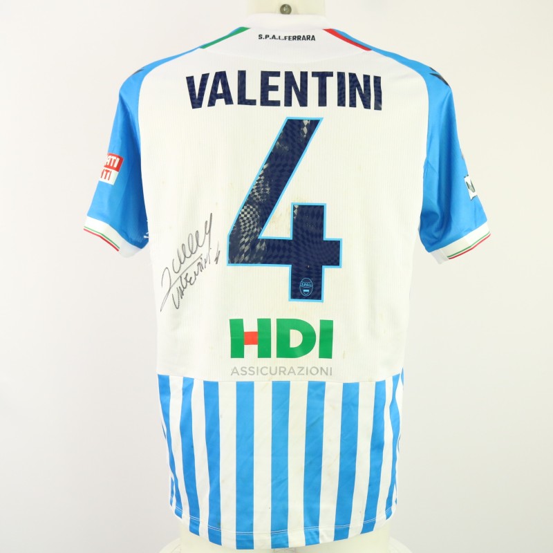 Valentini's unwashed Signed Shirt, SPAL vs Pineto 2024 