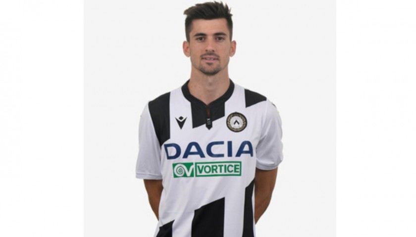 Pussetto's Match-Issued Shirt, Udinese-SPAL 2019 - Special Patch
