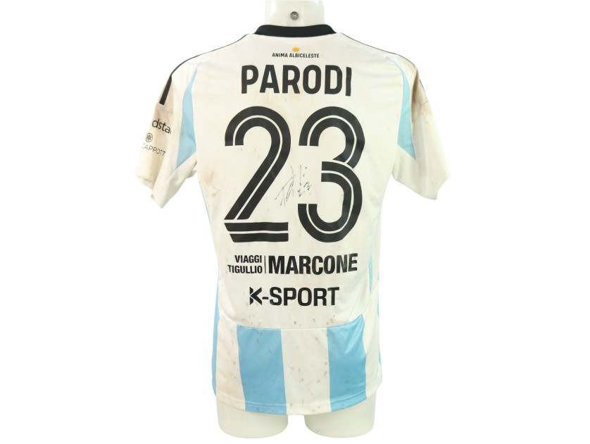 Parodi's Signed Unwashed Shirt, Pontedera vs Virtus Entella 2024