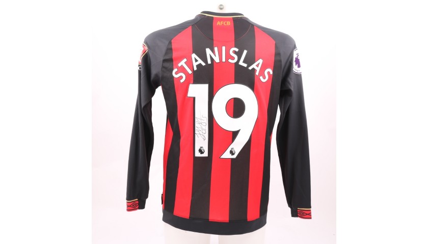 Stanislas' AFC Bournemouth Worn and Signed Poppy Shirt